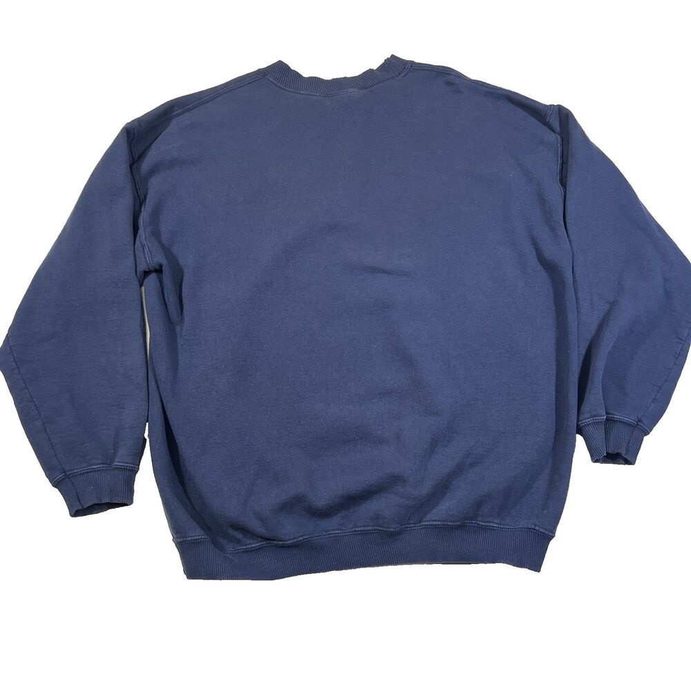 Vintage Mohegan Sun Casino Blue Crewneck Pullover Sweatshirt Gildan Size Large - Picture 12 of 12